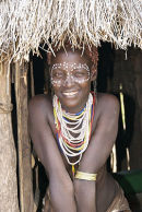 Karo woman, Omo valley